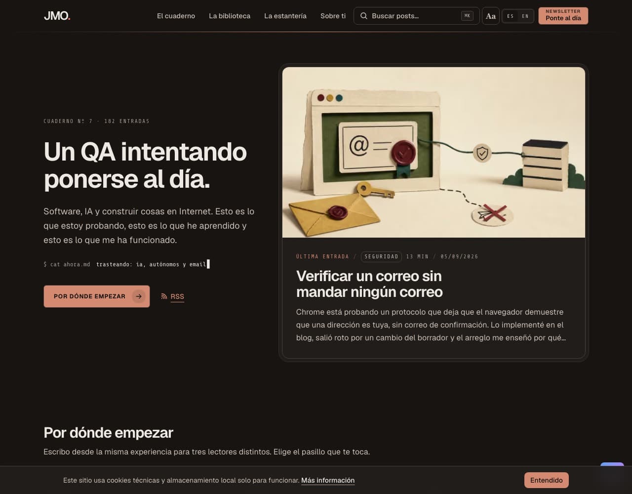 Captura de Blog